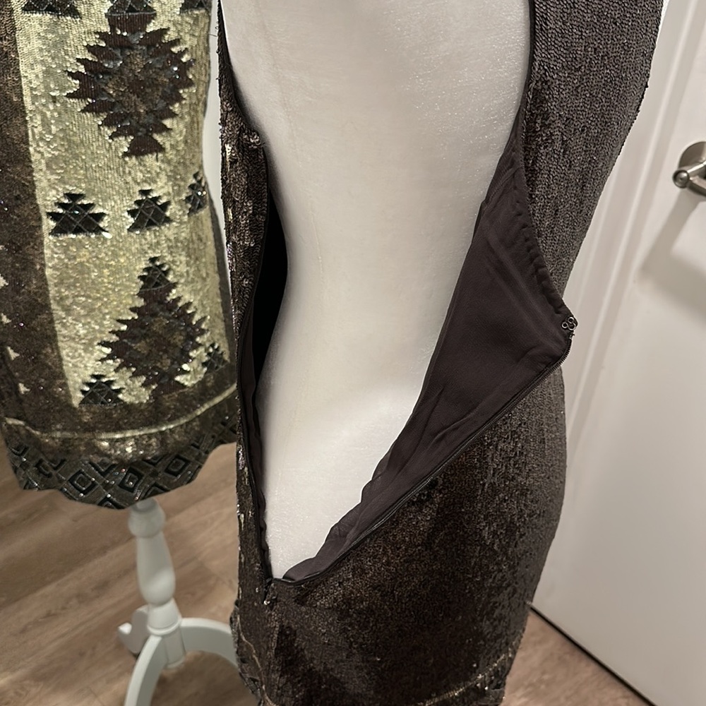 AllSaints Spitalfields Jacks Place London Hand Embellished Dress Vintage… - Picture 9 of 12